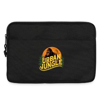 Urban Jungle Logo Farbe - Laptoptasche 13" - Schwarz - Vorne