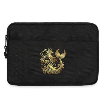 Sirène Sirène Princesse Or Cadeau Doré - Sacoche pour ordinateur portable 13 pouces - noir - Devant