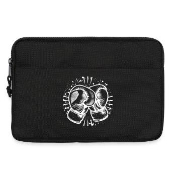 Dessin de gants de boxe - Sacoche pour ordinateur portable 13 pouces - noir - Devant