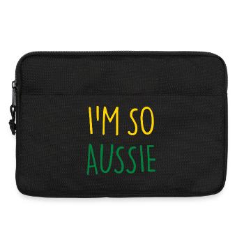 I'M SO AUSSIE Australisch Australien - Laptoptasche 13" - Schwarz - Vorne