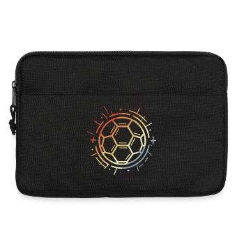 Dessin de football vintage - Sacoche pour ordinateur portable 13 pouces - noir - Devant