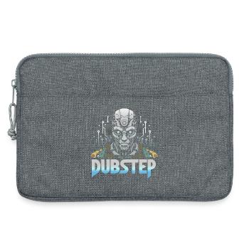 dubstep cyborg - Sacoche pour ordinateur portable 13 pouces - gris chiné - Devant