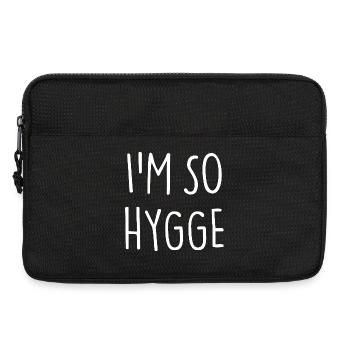 I'M SO HYGGE - Laptop bag 13" - black - Front
