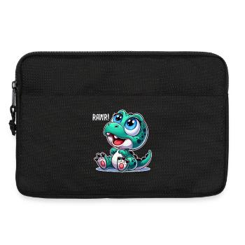 T-Rex Baby Dino Babydino Dinobaby Cadeau - Sacoche pour ordinateur portable 13 pouces - noir - Devant