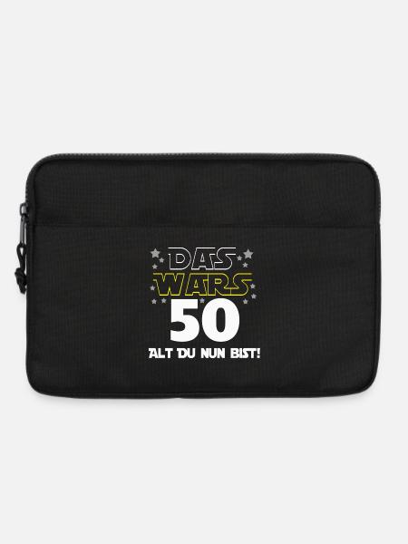 50. Geburtstag , Alt Du nun bist (25) - Laptoptasche 13" - Schwarz