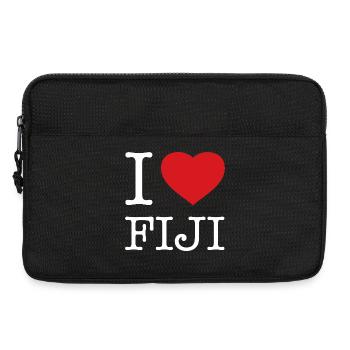 I LOVE FIJI - Laptop bag 13" - black - Front