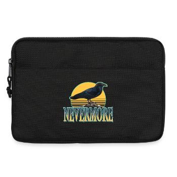 Nevermore – Corbeaux et esthétique gothique - Sacoche pour ordinateur portable 13 pouces - noir - Devant