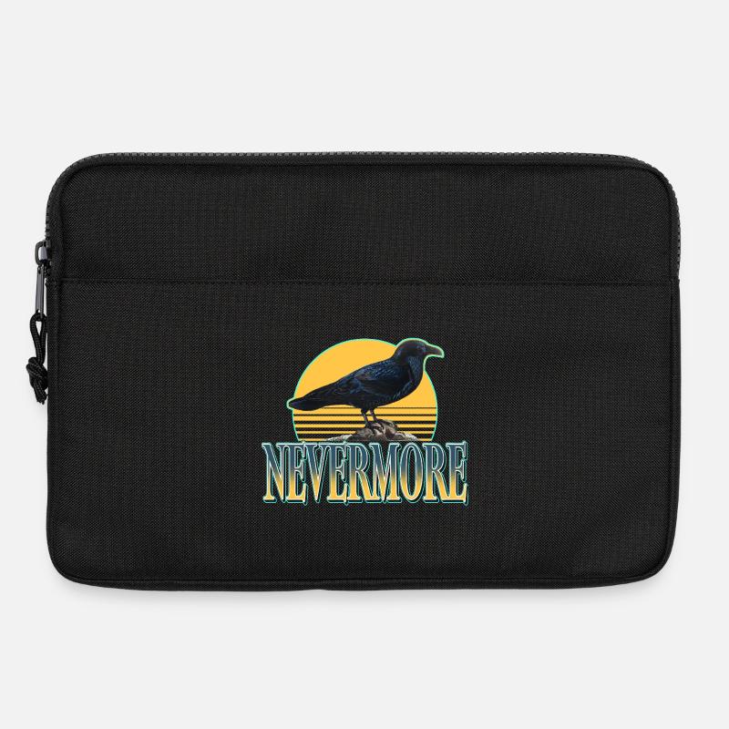 Nevermore – Raben & Gothic Ästhetik - Laptoptasche 13" - Schwarz