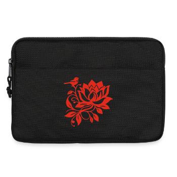 The Red Lotus and the Bird - Laptop bag 13" - black - Front