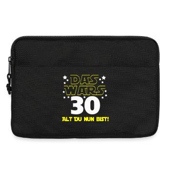 30. Geburtstag , 30 Das wars Alt Du nun Bist ! - Laptoptasche 13" - Schwarz - Vorne