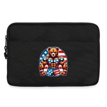 Muscle Bear États-Unis - Sacoche pour ordinateur portable 13 pouces - noir - Devant