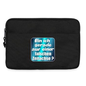 SIMULATION REALITÄT FALSCHE ZEITACHSE - Laptoptasche 13" - Schwarz - Vorne