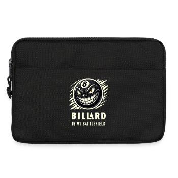 Billard ist mein Schlachtfeld - Laptoptasche 13" - Schwarz - Vorne
