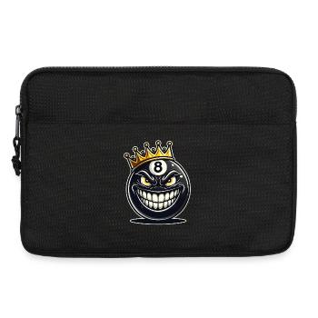 Roi du billard - Sacoche pour ordinateur portable 13 pouces - noir - Devant