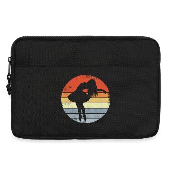 Dessin de Ballet Vintage - Sacoche pour ordinateur portable 13 pouces - noir - Devant