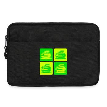 Curling Classic Design - Laptop bag 13" - black - Front