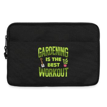 Garten FItness Workout - bestes Gym Arbeit - Laptoptasche 13" - Schwarz - Vorne