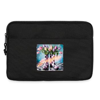 C’est le printemps... - Sacoche pour ordinateur portable 13 pouces - noir - Devant