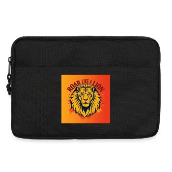 Roar like a Lion - Sacoche pour ordinateur portable 13 pouces - noir - Devant