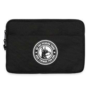 Dobermann - Be the person your dog thinks you are - Laptoptasche 13" - Schwarz - Vorne