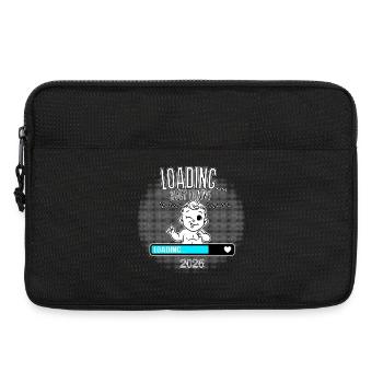 Loading Baby kommt 2026 Schwangerschaft - Laptoptasche 13" - Schwarz - Vorne