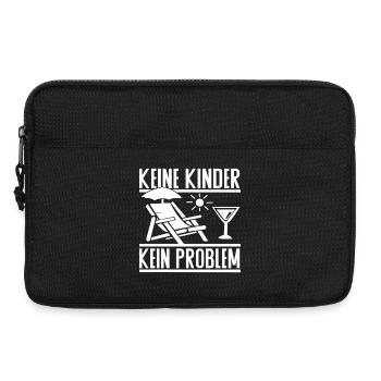 Keine Kinder Kein Problem – Kinderfreier Lifestyle - Laptoptasche 13" - Schwarz - Vorne