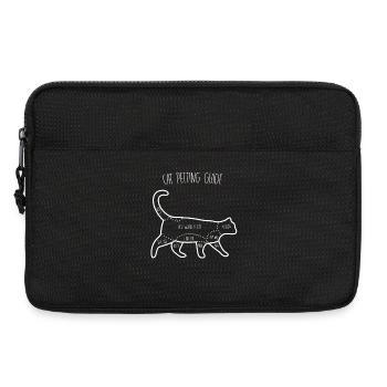 Cat Petting Guide - Laptop bag 13" - black - Front
