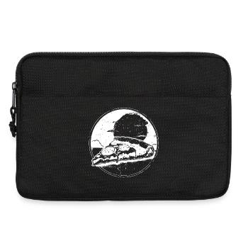 Pizza Piece Drawing - Laptop bag 13" - black - Front