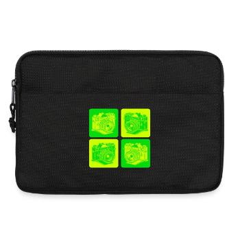 Appareil photo – Appareil photo Pop Art - Sacoche pour ordinateur portable 13 pouces - noir - Devant