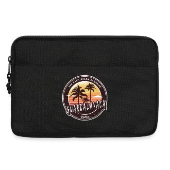 Guardalavaca Palmen und Strand Design - Laptoptasche 13" - Schwarz - Vorne