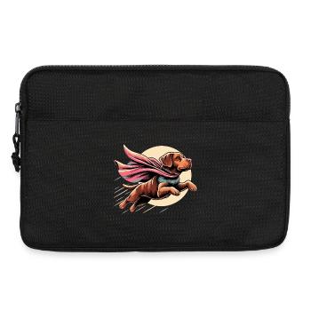 Super Hund brauner Labrador Labi Labbi Geschenk - Laptoptasche 13" - Schwarz - Vorne