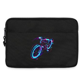 Bicycle Vaporwave - Laptop bag 13" - black - Front