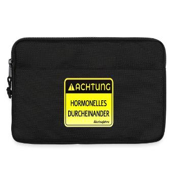 WECHSELJAHRE MENOPAUSE - ACHTUNG HORMONE - Laptoptasche 13" - Schwarz - Vorne