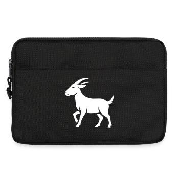 Geißbock - Laptoptasche 13" - Schwarz - Vorne