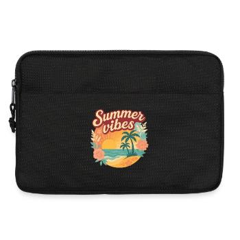 Summer Vibes,Chemise d’été - Sacoche pour ordinateur portable 13 pouces - noir - Devant