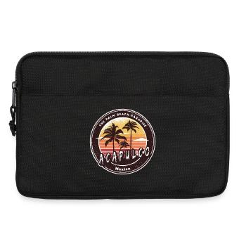 Acapulco Mexiko Palmen Strand Design - Laptoptasche 13" - Schwarz - Vorne