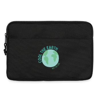 Cool the Earth - Not the Vibe - Laptoptasche 13" - Schwarz - Vorne