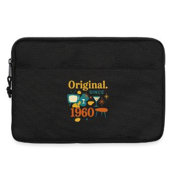 Original. Since 1960 – Retro Design Geburtsjahr - Laptoptasche 13" - Schwarz - Vorne
