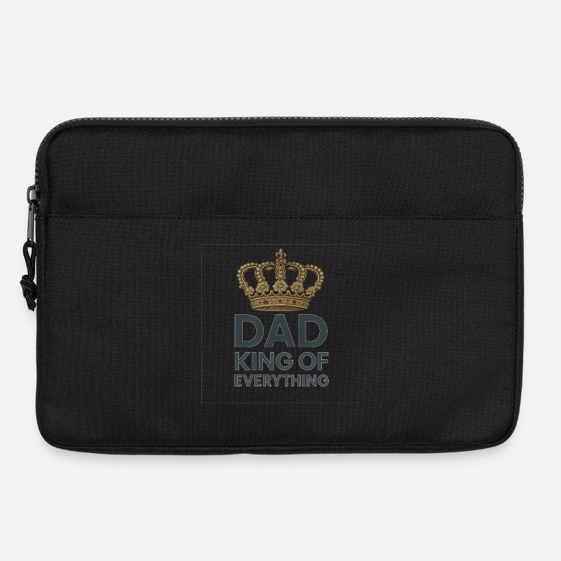 DAD King of Everything - Laptoptasche 13" - Schwarz
