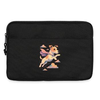 Super Dog Jack Russell Terrier Jacky Gift - Laptop bag 13" - black - Front