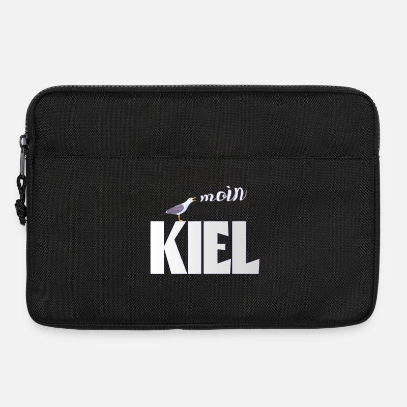 Kiel Möwe & Moin Design - Laptoptasche 13" - Schwarz