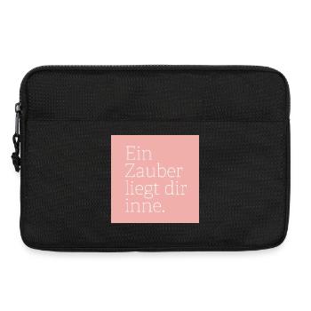Ein Zauber liegt dir inne. - Laptoptasche 13" - Schwarz - Vorne