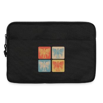 Ange Soldat Vintage Design - Sacoche pour ordinateur portable 13 pouces - noir - Devant