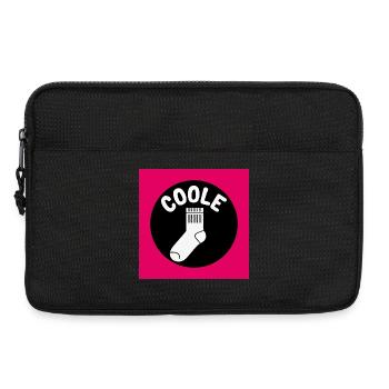 Chaussettes cool et dicton drôle - Sacoche pour ordinateur portable 13 pouces - noir - Devant