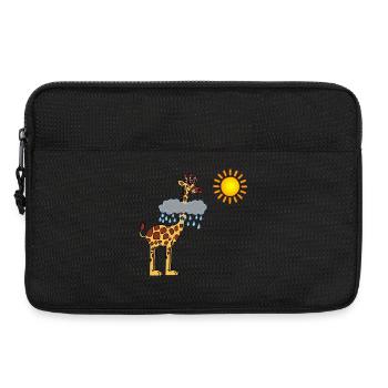 à la recherche du soleil - Sacoche pour ordinateur portable 13 pouces - noir - Devant