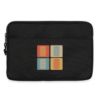 Tiki Mask - Laptop bag 13" - black - Front