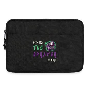 Keep Calm – The Sprayer - Laptop bag 13" - black - Front