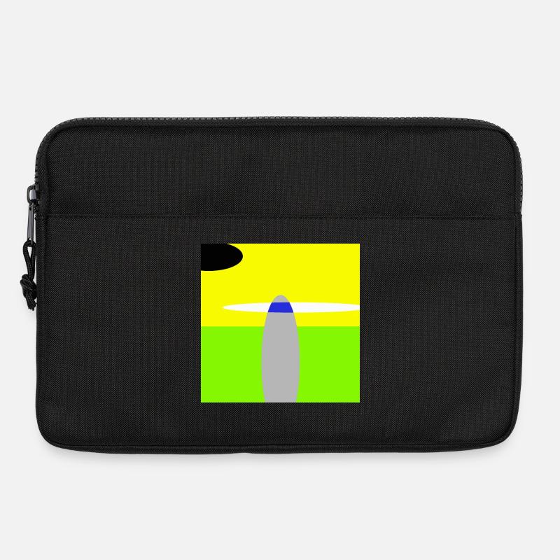 Space Landscape - Laptop bag 13" - black