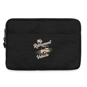 Ruhestand Golf Cart Fahrt für Mama & Papa - Laptoptasche 13" - Schwarz - Vorne
