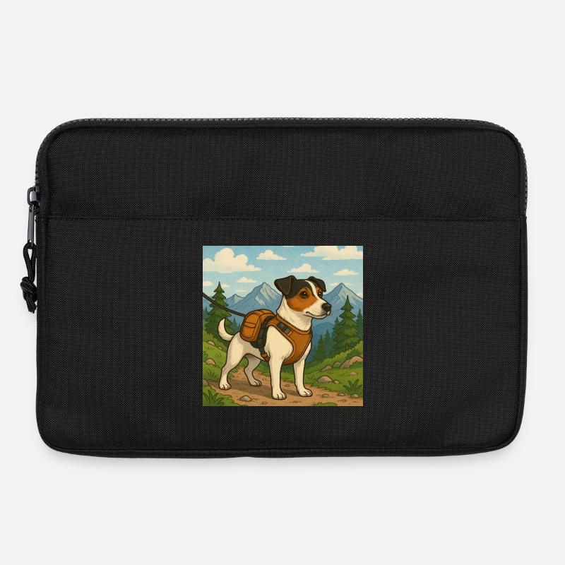 Jack Russel Wanderer - Laptoptasche 13" - Schwarz